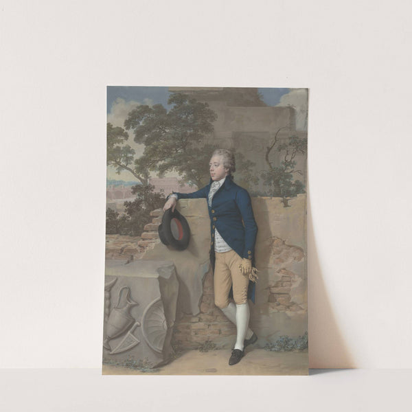 Frederick North, Later Fifth Earl Of Guilford, In Rome by Hugh Douglas Hamilton