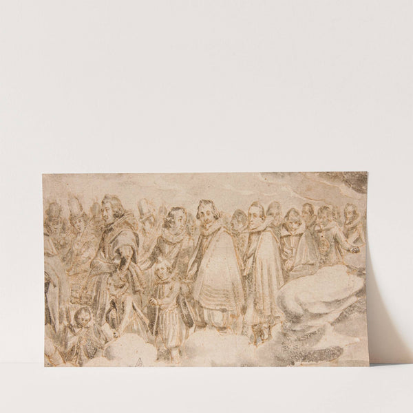 Frederick V Arriving in Bohemia (1613-1618) by Adriaen van de Venne