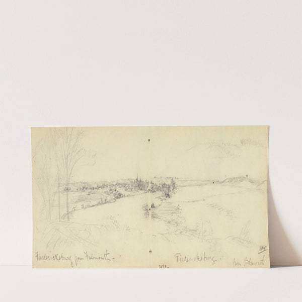 Fredericksburg from Falmouth (1862) by Alfred Rudolph Waud