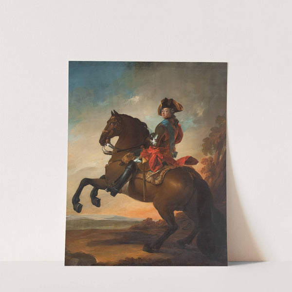 Frederik V on Horseback by Carl Gustaf Pilo