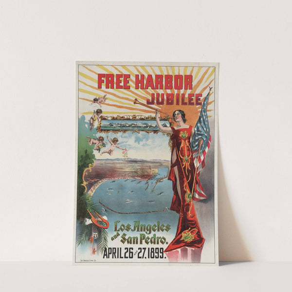 Free harbor jubilee, Los Angeles and San Pedro by J.F. Derby