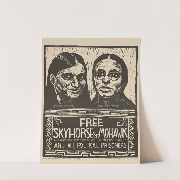 Free Skyhorse and Mohawk and all political prisoners by Rachael Romero