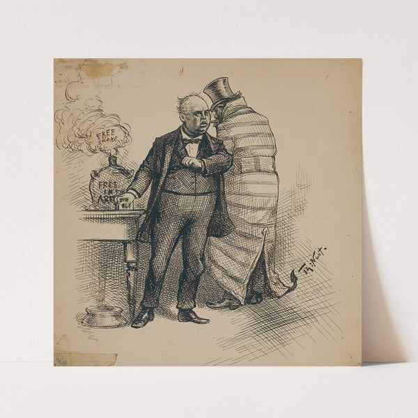 Free Smoke by Thomas Nast