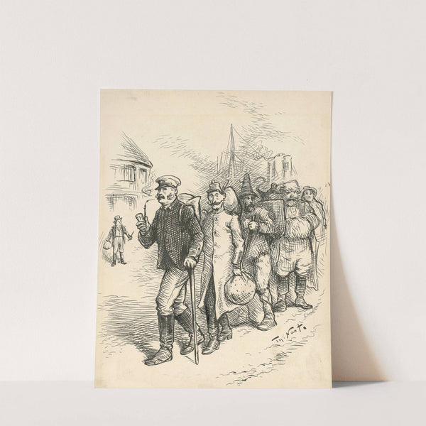 Free trade every day to compete with our labor and not all Britishers by any means by Thomas Nast