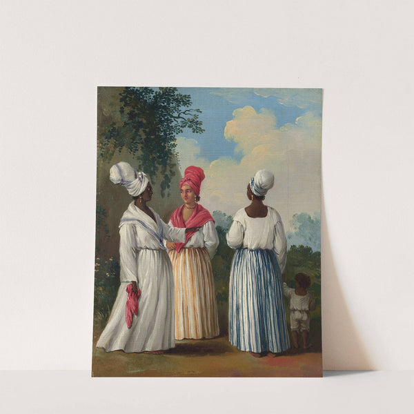 Free women of Dominica with child by Agostino Brunias