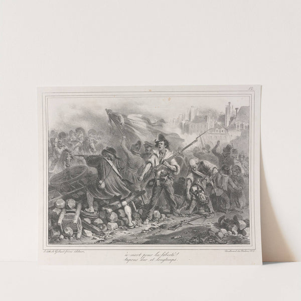 Freedom or death! (1831) by Denis Auguste Marie Raffet