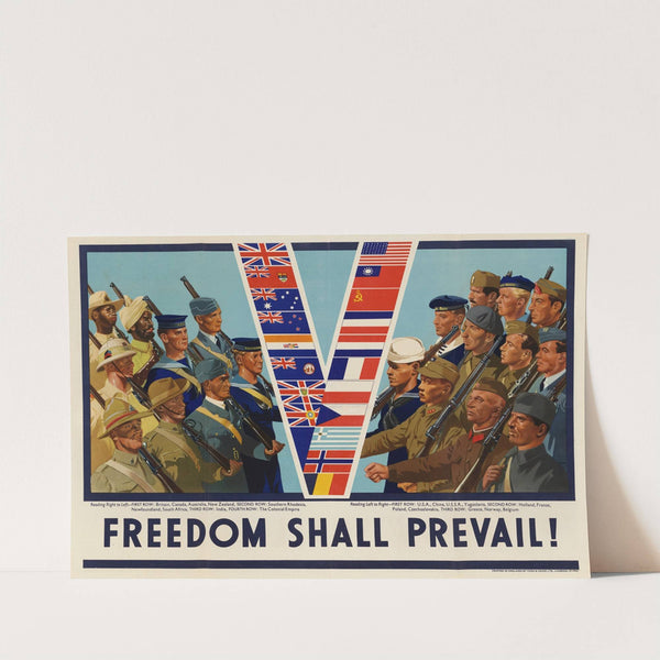 Freedom Shall Prevail! by Anonymous