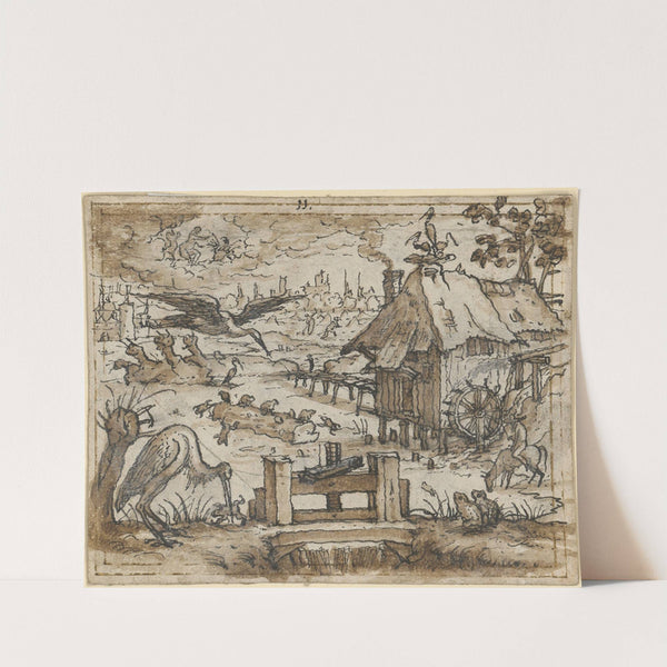 Freedom (the stork and the frogs) by Christoph Murer