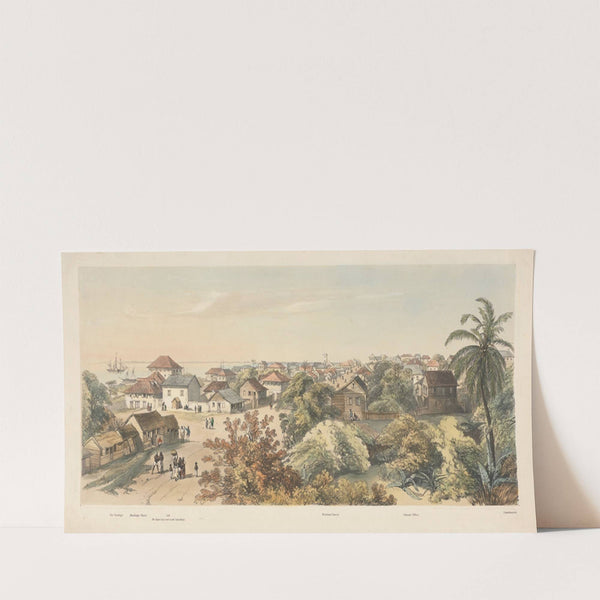Freetown, Sierra Leone (ca. 1850) by Auguste François Laby