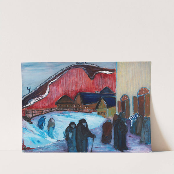 Freitag Abend (Synagoge) (1909) by Marianne von Werefkin