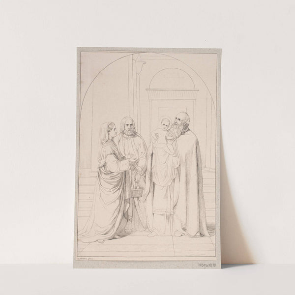 Fremstillingen i templet by Edvard Lehmann