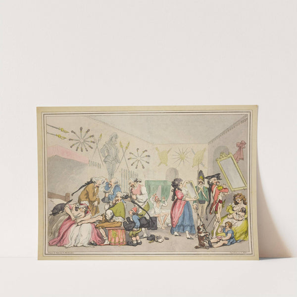French barracks (1791) by Thomas Rowlandson
