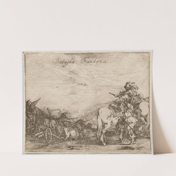 French Battle (1633) by Johann Wilhelm Baur