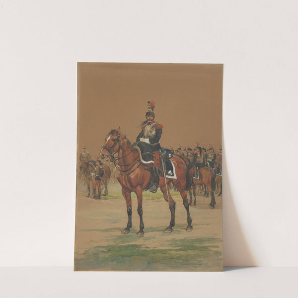 French Cuirassier by Jean-Baptiste Édouard Detaille