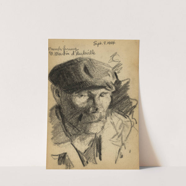 French farmer, St. Martin d'Audeville by Victor Alfred Lundy