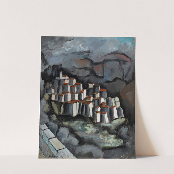 French hill town by Roger de La Fresnaye