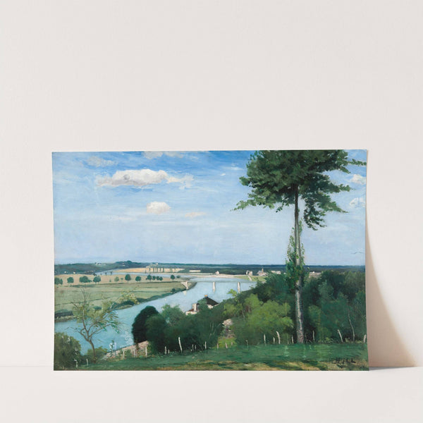 French River Landscape, Bois-le-Roi by Carl Fredrik Hill