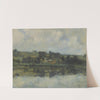 French River Scene (circa 1884) by John Henry Twachtman
