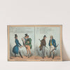 French salutation. English salutation. (1829) by William Heath