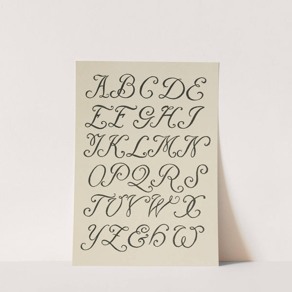 French Script Capitals by Frank Chouteau Brown