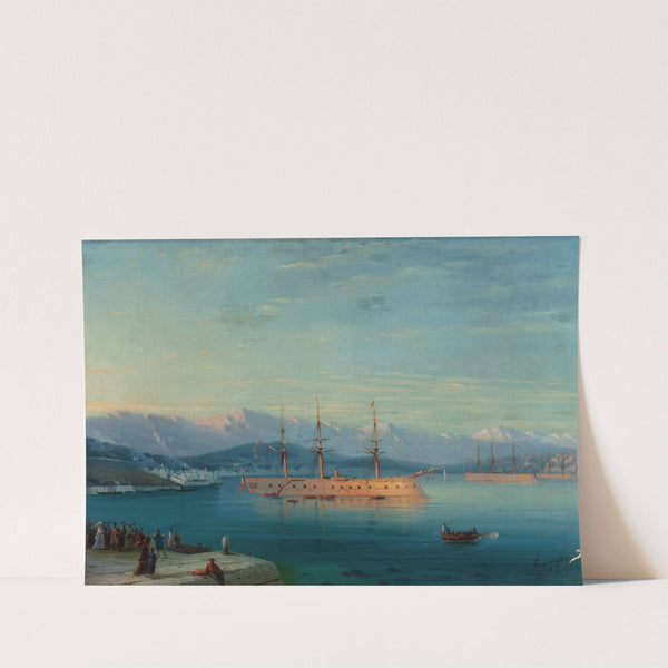 French Ships Departing the Black Sea by Ivan Konstantinovich Aivazovsky