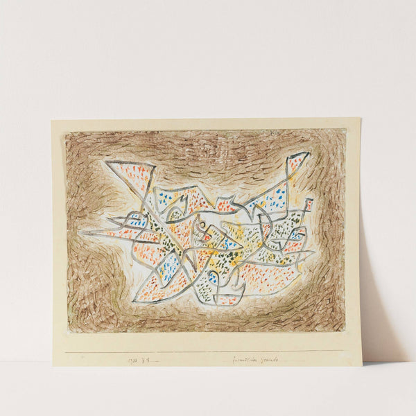 Freundliches Gewinde  (Friendly Meandering) by Paul Klee