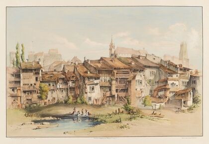 Fribourg (Suisse) (Quartier de la Neuve-Ville) (1915-1945)