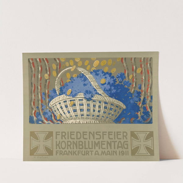 Friedensfeier Kornblumentag Frankfurt a. Main 1911 (1911) by Heinz Wetzel