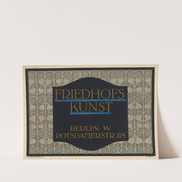 Friedhofskunst (1911) by Julius Klinger