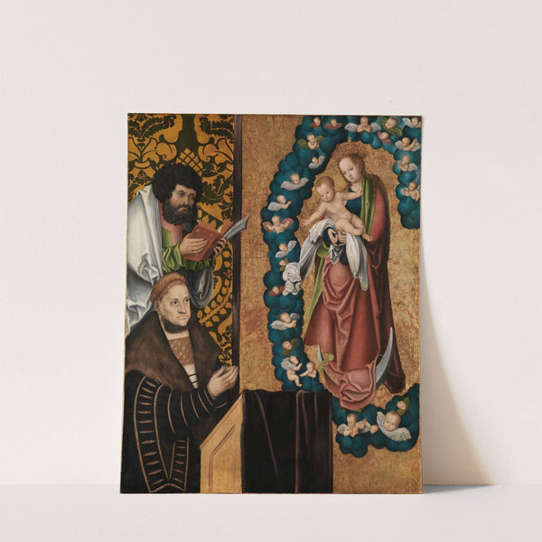 Friedrich der Weise vor Muttergottes (1515) by Lucas Cranach the Elder