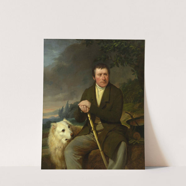 Friedrich Ludwig Müller, Großhändler und Begründer des Döblinger Armenhauses (1828) by Friedrich von Amerling