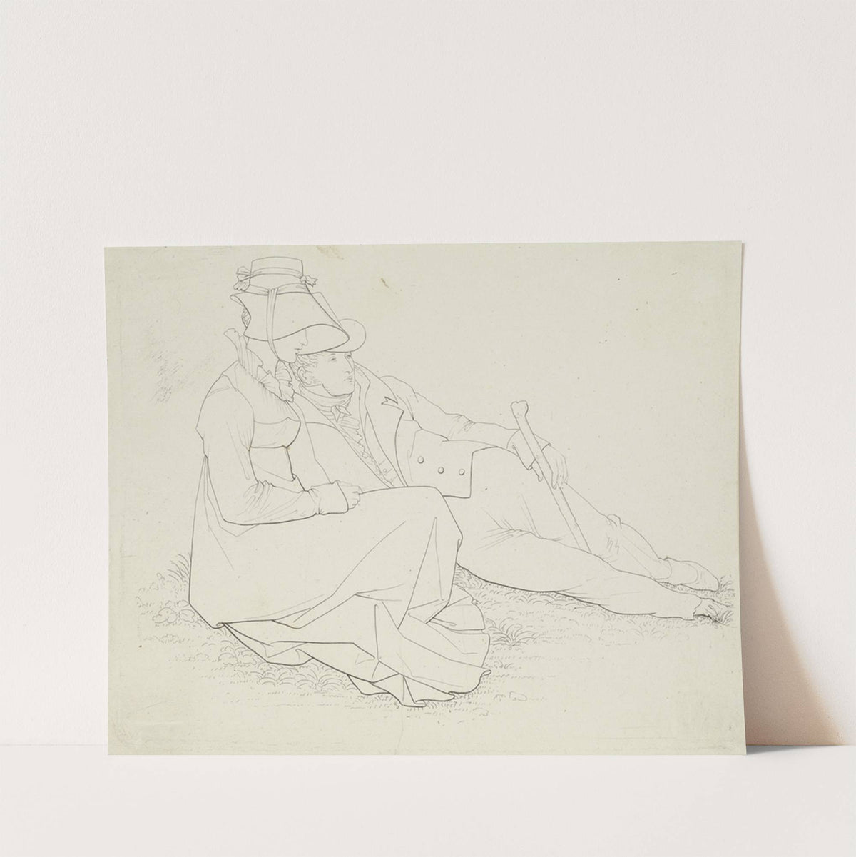 Friedrich Wenner und seine Frau Christine (ca 1811) by Christian Xeller