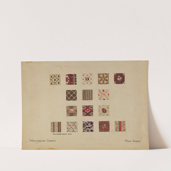 Friendship Quilt-Patchwork Section by Maud Schmid