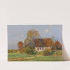 Friesisches Gehöft 'Herbstabend' by Georg Meinzolt