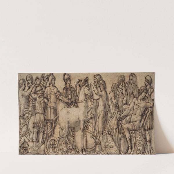 Frieze from a Roman sarcophagus (1595 – 1668,) by Pietro da Cortona