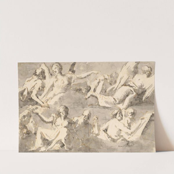 Frieze of Allegorical Figures (after 1770) by Giovanni Domenico Tiepolo