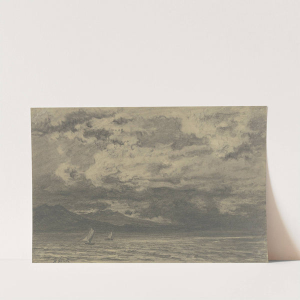 Frische Brise an bergigem Gestade by Heinrich Funk