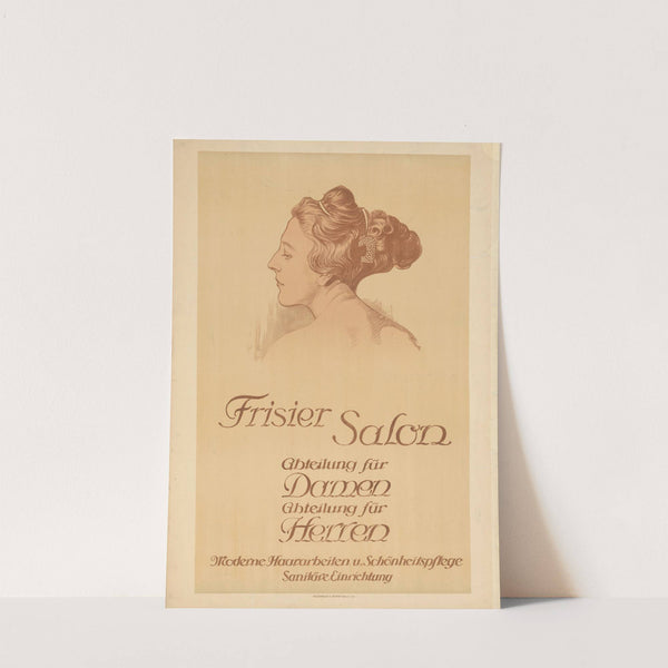 Frisier Salon. Abteilung für Damen und Herren (ca. 1895 - 1910) by Hollerbaum & Schmidt