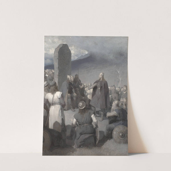 Frithiof’s Courtship (1880s) by August Malmström