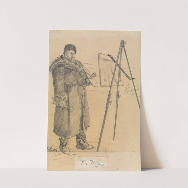 Frits Thaulow (before 1891) by Christian Krohg