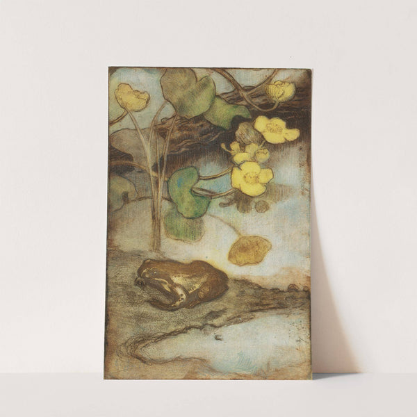 Frog With Marsh Marigold by Eero Järnefelt