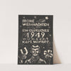 Frohe Weihnachten Ein glückliches 1949 wünscht by Karl Wiener