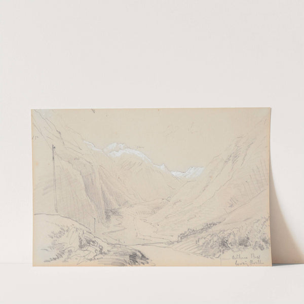 From Arthurs Pass looking North by Nicholas Chevalier