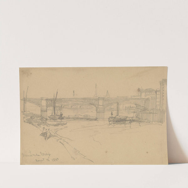 From London Bridge (1860) by David Roberts