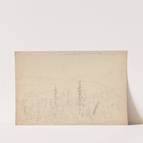 From off the park back of the stables at Mountain House, lake on the left by John Rubens Smith