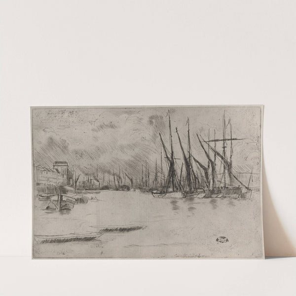 From Pickle Herring Stairs (1876–77) by James Abbott McNeill Whistler