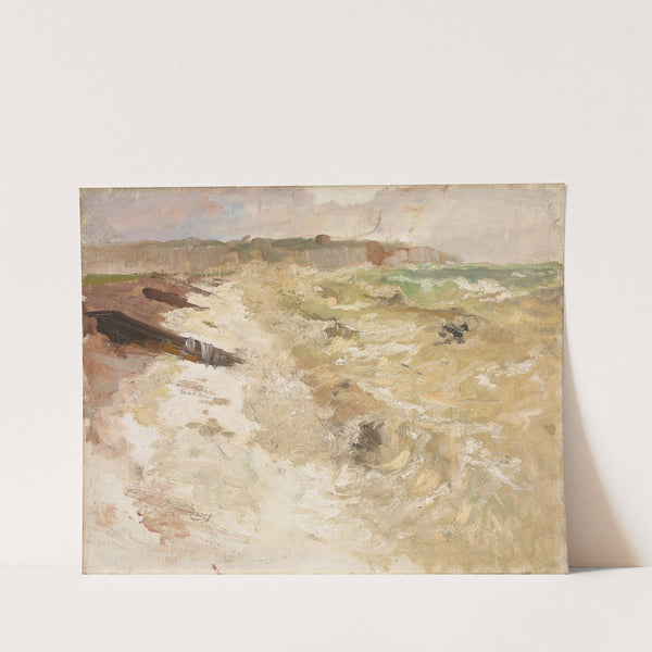 From the Beach at Dieppe by Frits Thaulow