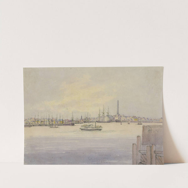 From the Cambria steamer, starting from Boston, U.S. Bunker's Hill Monument by Michael Seymour