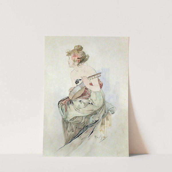 From The Frontispiece Of Le Pater by Alphonse Mucha