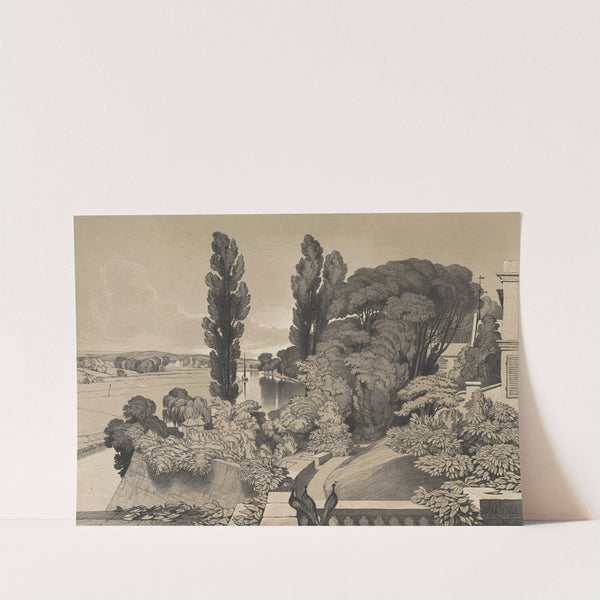 From the Garden front of my Father's House at Thorpe next Norwich by Miles Edmund Cotman